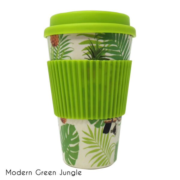 SG20-22-Κούπα Bamboo Modern Green Jungle