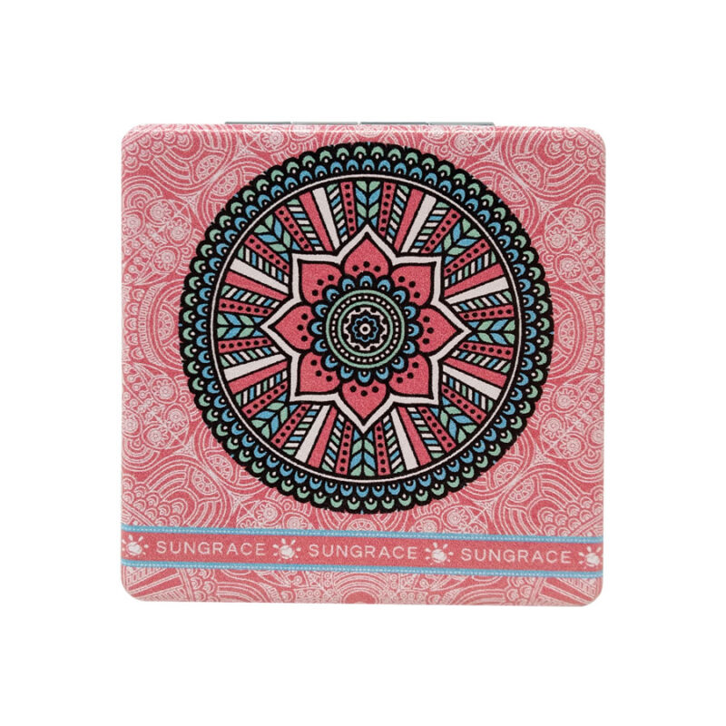 SG20-2-Καθρεφτάκι Μικρό Τετράγωνο 2Face Mandala Α
