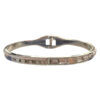 Βραχιόλι Stainless Steel Ασημί Πέτρες Και Αριθμοί