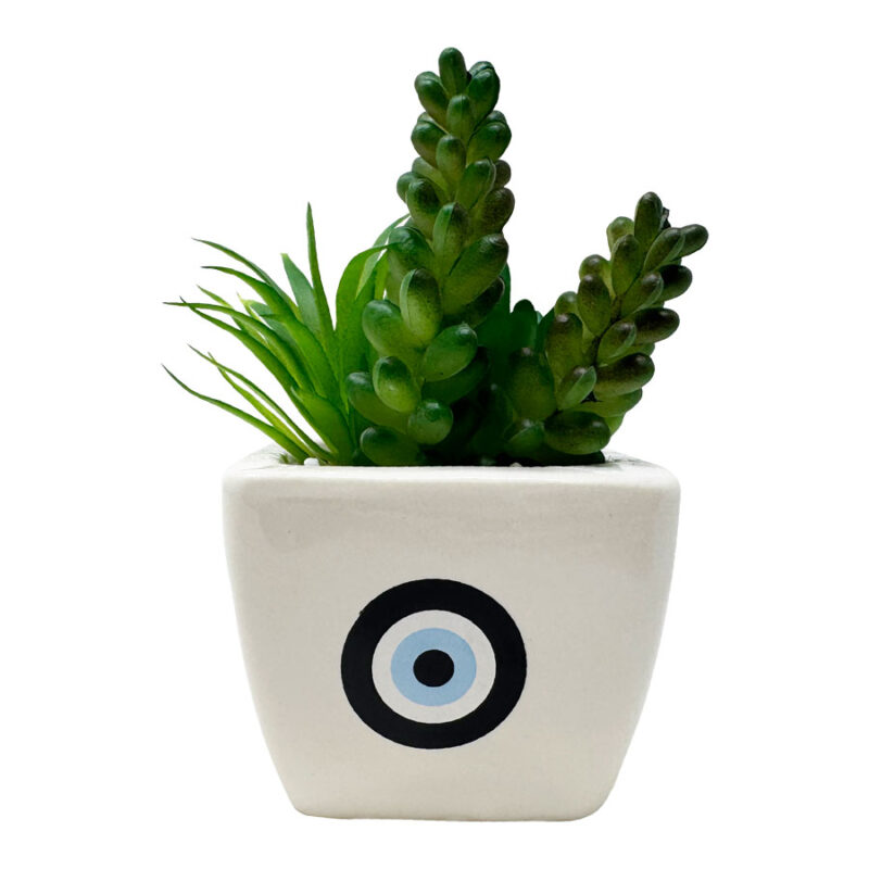 Γλάστρα Κεραμική Greek Minimal Eye 1