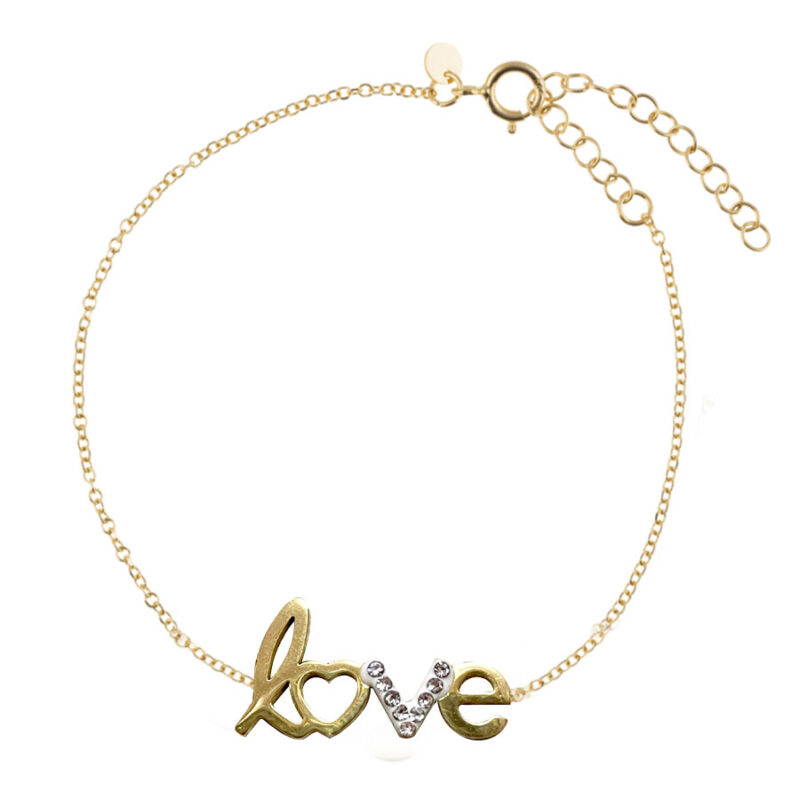 Βραχιόλι Stainless Steel Love Χρυσό