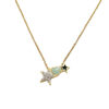 Κολιέ Stainless Steel Αστεράκια Καρδιά