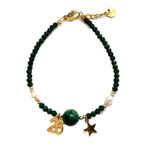 SUN-0000426-(10) Βραχιόλι Stainless Steel Πέτρες με Χρονιά 3