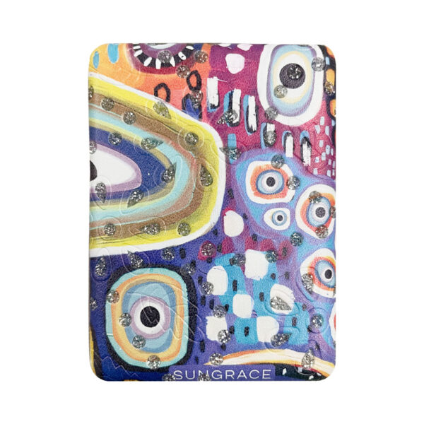 Καθρεφτάκι Glitter Μεγάλο Ορθογώνιο Fancy Pattern Eyes 4