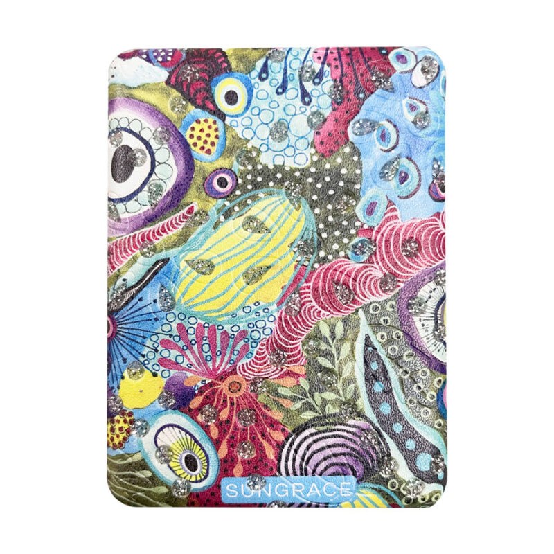 Καθρεφτάκι Glitter Μεγάλο Ορθογώνιο Fancy Pattern Eyes 6