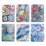 Καθρεφτάκι Glitter Μεγάλο Ορθογώνιο Fancy Pattern Eyes 2