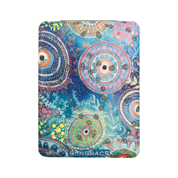 Καθρεφτάκι Glitter Μεγάλο Ορθογώνιο Fancy Pattern Eyes 3