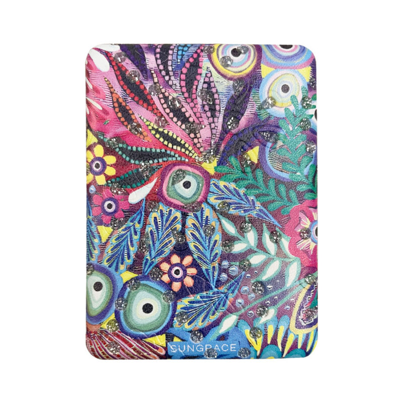 Καθρεφτάκι Glitter Μεγάλο Ορθογώνιο Fancy Pattern Eyes 2