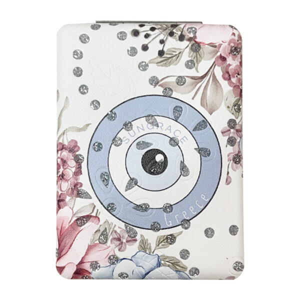 Καθρεφτάκι Glitter Μεγάλο Ορθογώνιο Flowers Eyes 5