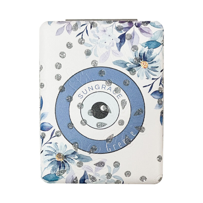 Καθρεφτάκι Glitter Μεγάλο Ορθογώνιο Flowers Eyes 6