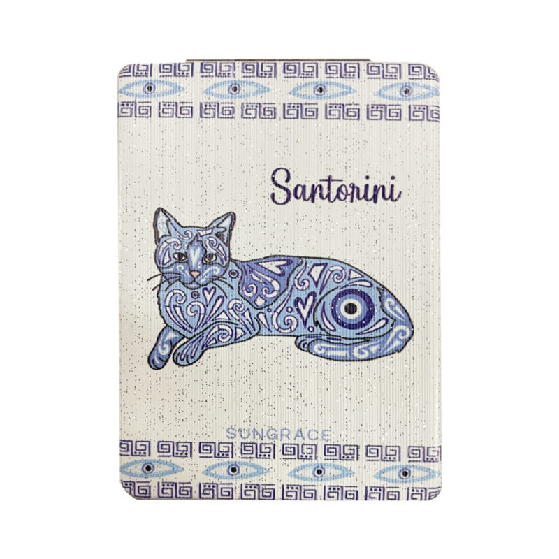 Καθρεφτάκι Glitter Μεγάλο Ορθογώνιο Greek Animals 12