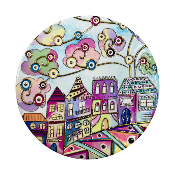 SG24-634-(10) Σουβέρ Κεραμικό Sungrace Houses 3