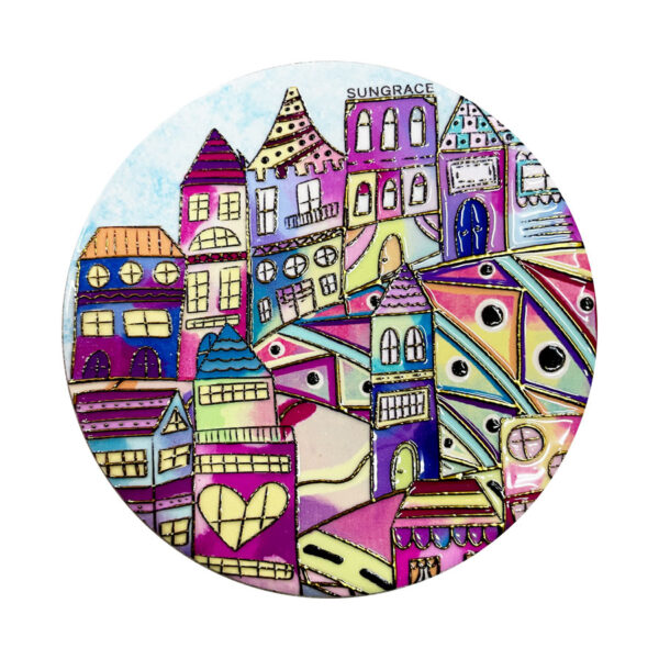 SG24-634-(8) Σουβέρ Κεραμικό Sungrace Houses 5