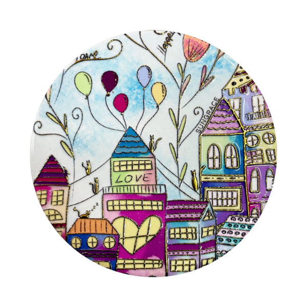 SG24-634-(9) Σουβέρ Κεραμικό Sungrace Houses 4