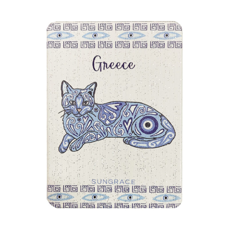 Καθρεφτάκι Glitter Μεγάλο Ορθογώνιο Greek Animals 1