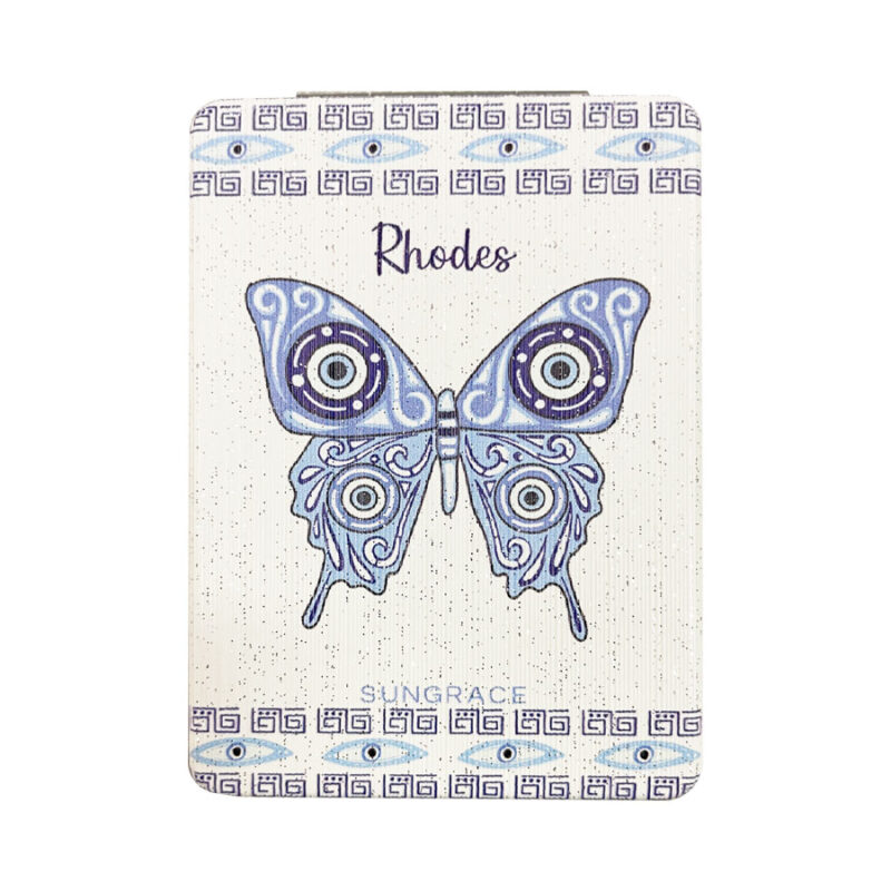 Καθρεφτάκι Glitter Μεγάλο Ορθογώνιο Greek Animals Rhodes/Crete 4
