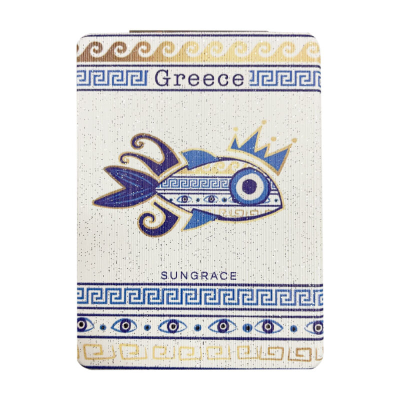 Καθρεφτάκι Glitter Μεγάλο Ορθογώνιο Golden Style 4