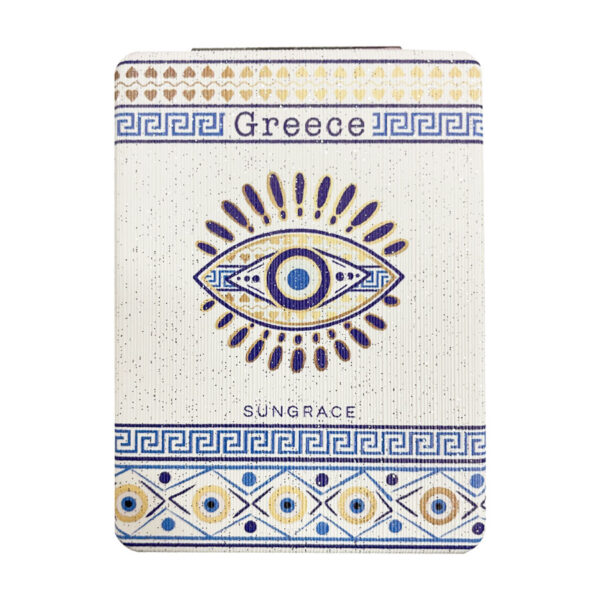 Καθρεφτάκι Glitter Μεγάλο Ορθογώνιο Golden Style 1