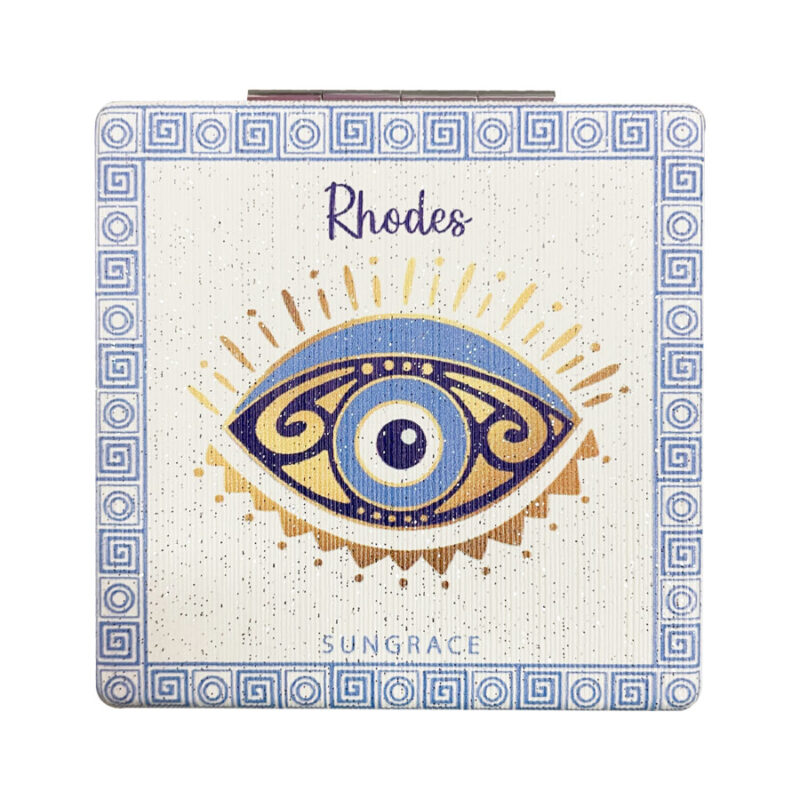 Καθρεφτάκι Glitter Μεγάλο Ορθογώνιο Golden Eyes 4