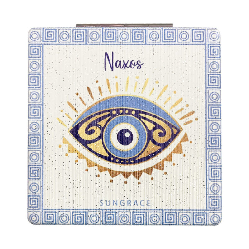 Καθρεφτάκι Glitter Μεγάλο Ορθογώνιο Golden Eyes 1