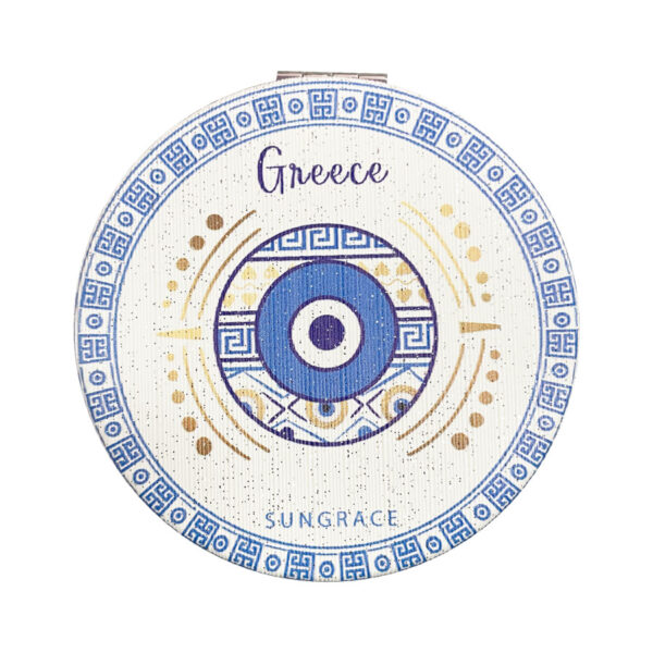 SG25-107-(3) Καθρεφτάκι Glitter Μεγάλο Ορθογώνιο Golden Blue 3