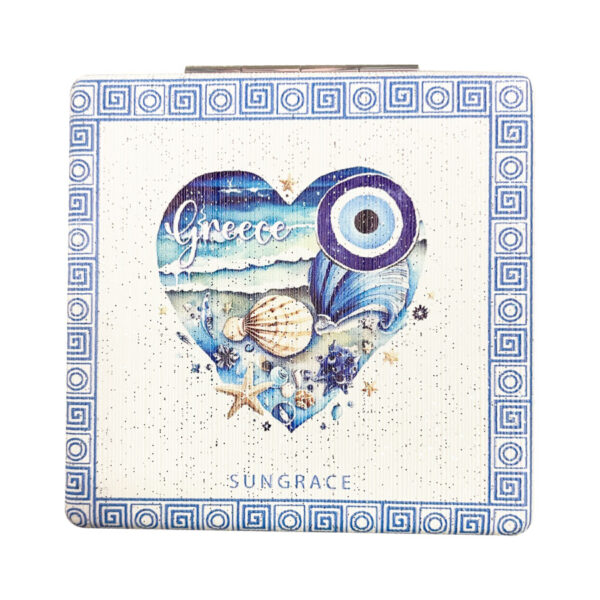 Καθρεφτάκι Glitter Μεγάλο Ορθογώνιο Beach Shells 5