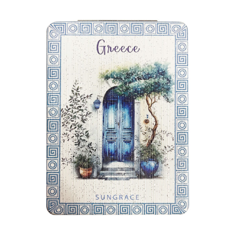 Καθρεφτάκι Glitter Μεγάλο Ορθογώνιο Greek Doors 1