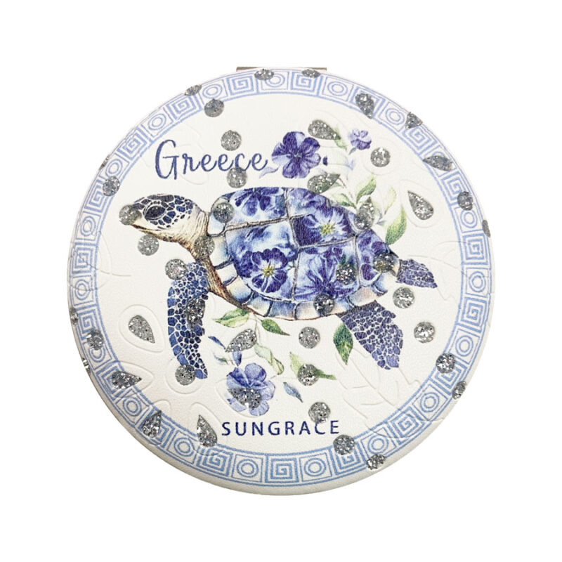 Καθρεφτάκι Glitter Μεγάλο Ορθογώνιο Blue Turtles 1