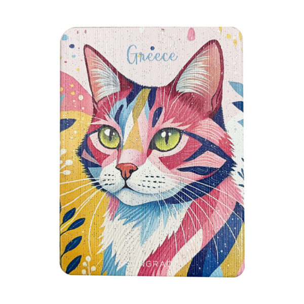 Καθρεφτάκι Glitter Μεγάλο Ορθογώνιο Colourfull Cats 1