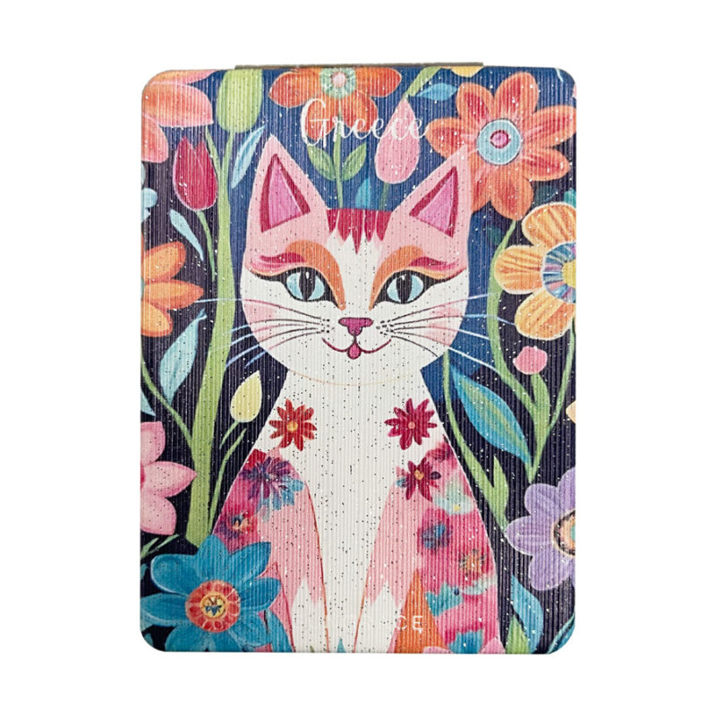 Καθρεφτάκι Glitter Μεγάλο Ορθογώνιο Colourfull Cats 6