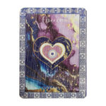 Καθρεφτάκι Glitter Μεγάλο Ορθογώνιο Marble Hearts 6