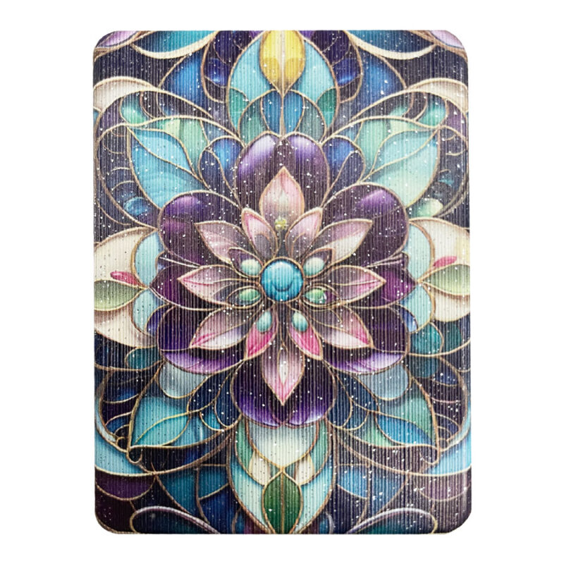 Καθρεφτάκι Glitter Μεγάλο Ορθογώνιο Mosaic Flowers 1