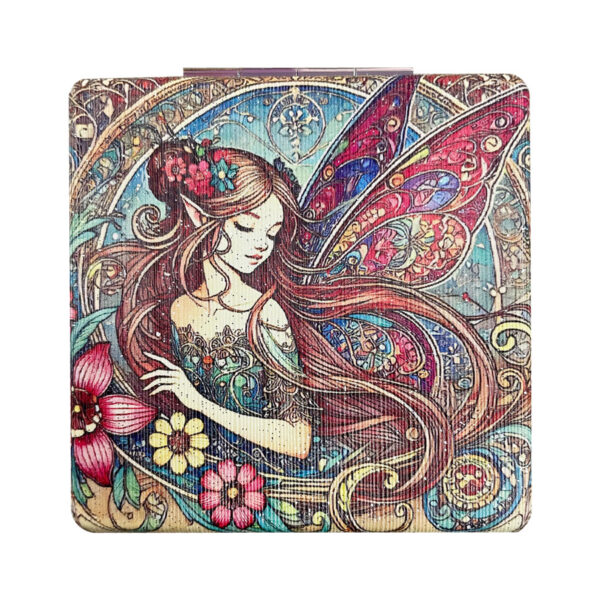 SG25-120-(4) Καθρεφτάκι Glitter Μεγάλο Ορθογώνιο Mosaic Fairies 4