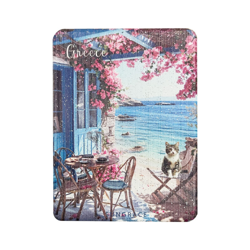 Καθρεφτάκι Glitter Μεγάλο Ορθογώνιο Pink Islands 3