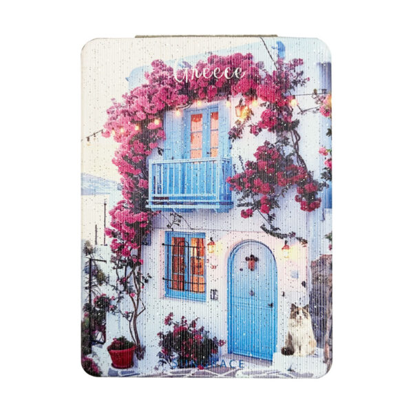 Καθρεφτάκι Glitter Μεγάλο Ορθογώνιο Pink Islands 4