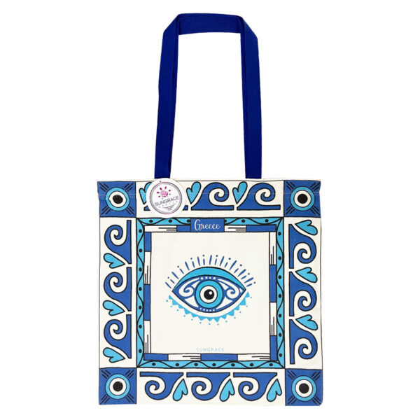 Τσάντα Καμβάς Doodle Eyes Oval Eyes