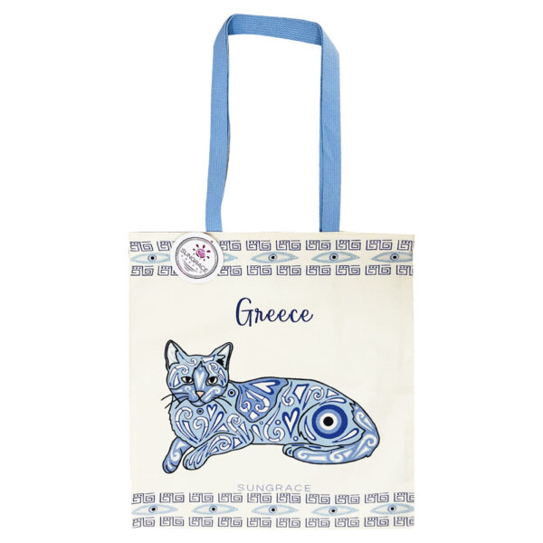 Τσάντα Καμβάς Sungrace Animals Cat 2