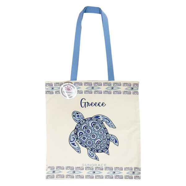 Τσάντα Καμβάς Sungrace Animals Turtle 1
