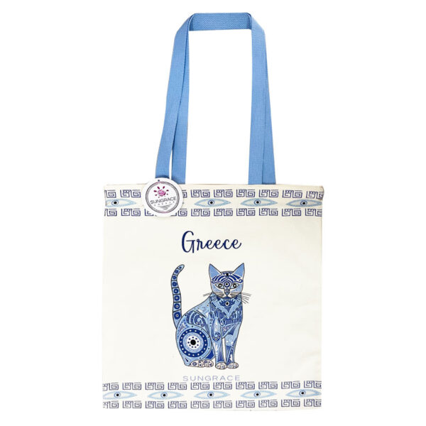 Τσάντα Καμβάς Sungrace Animals Cat 1