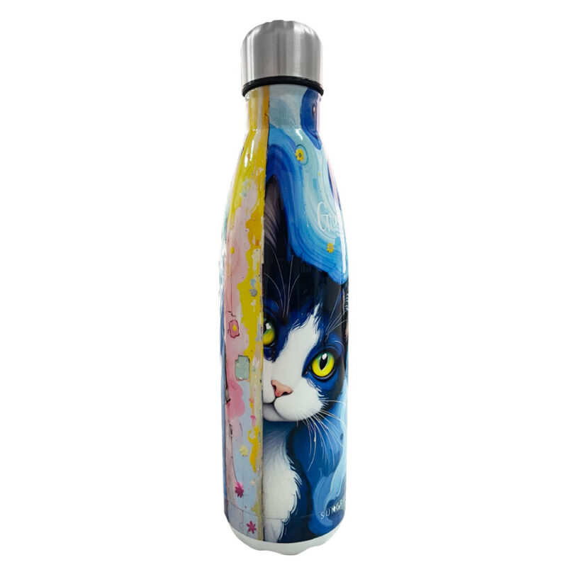 Μπουκάλι Stainless Steel 500ml Marble Cats 1