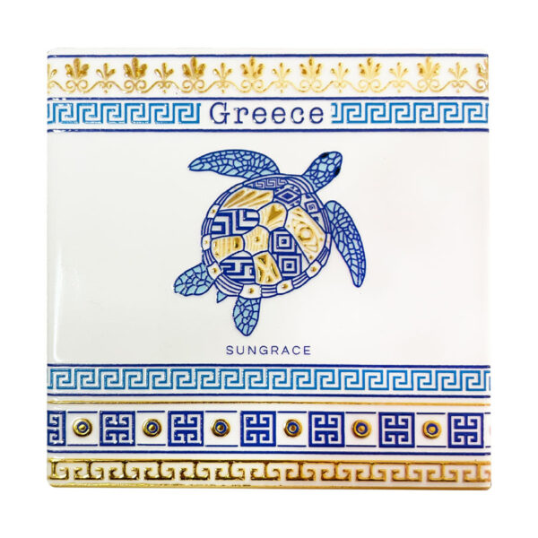 SG25-152-(3) Σουβέρ Κεραμικό Golden 4