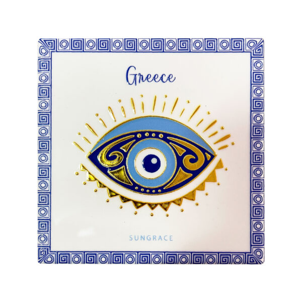 SG25-153-(1) Σουβέρ Κεραμικό Golden Eyes 6