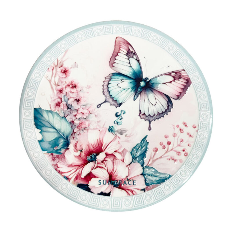 Σουβέρ Κεραμικό Flowers Butterfies 3