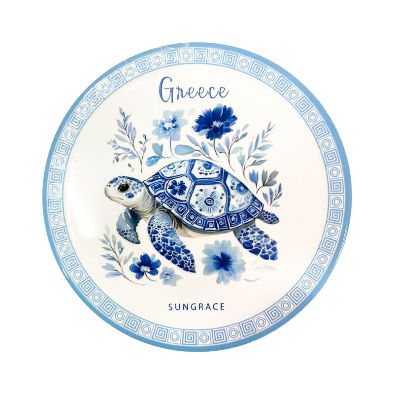Σουβέρ Κεραμικό Flowers Turtles 6