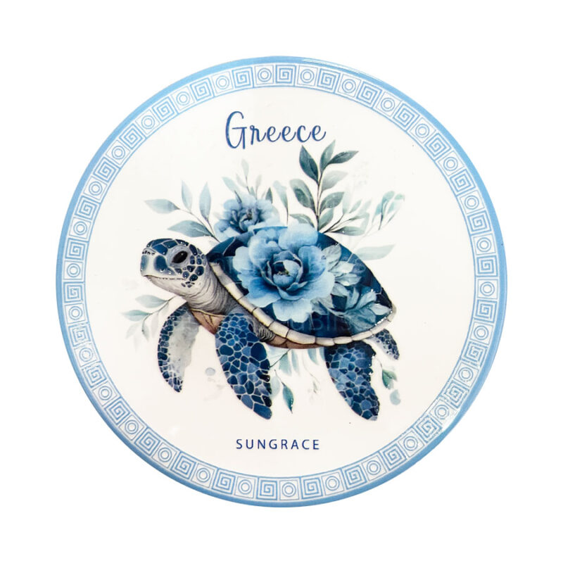 Σουβέρ Κεραμικό Flowers Turtles 3