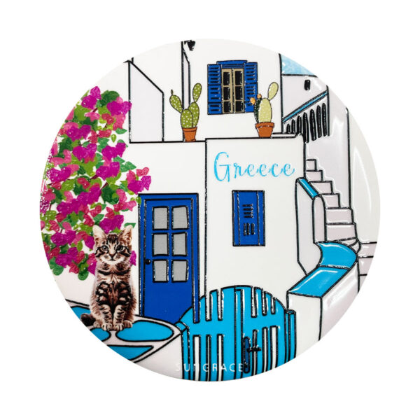 Σουβέρ Κεραμικό Sketchy Greek Houses 1