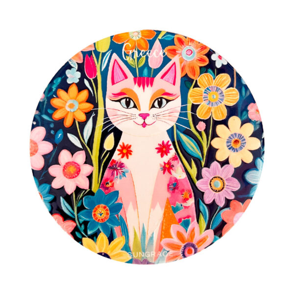 SG25-166-(2) Σουβέρ Κεραμικό Colourfull Cats 5