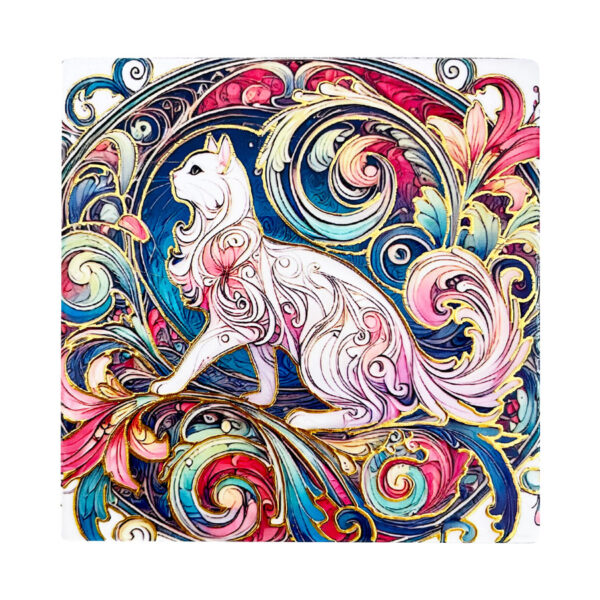 SG25-168-(4) Σουβέρ Κεραμικό Mosaic Cats 1