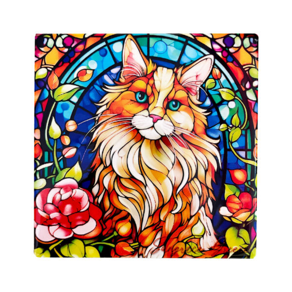 Σουβέρ Κεραμικό Mosaic Cats 4