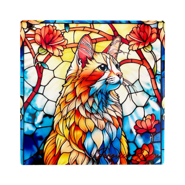 Σουβέρ Κεραμικό Mosaic Cats 2